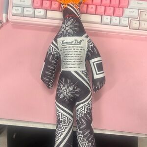 Black and White Stress Relief Dammit Doll